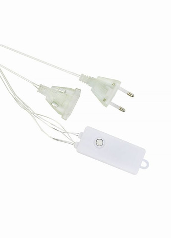 Світлодіодна гірлянда Y004 Christmas Tree 3.5 м Тепле світло новорічна на вікна шт. Lesko (349729988)