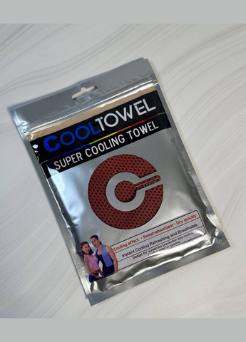 Спортивний охолоджуючий рушничок, рушник для залу, бігу, 80*30 см No Brand червоний