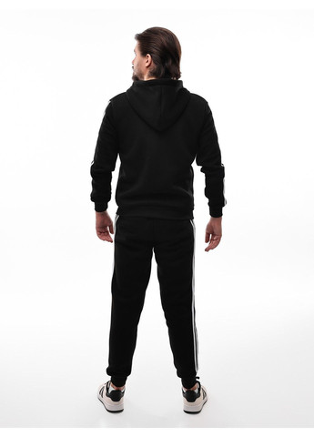 Черный спортивный костюм мужской ЕДЕЛЬВЕЙС