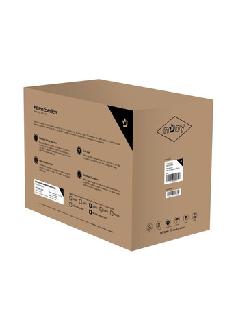 Лінійно-інтерактивний ДБЖ Keen 1000 (UPLI-LI100KE-CG01B) nJoy (314864504)