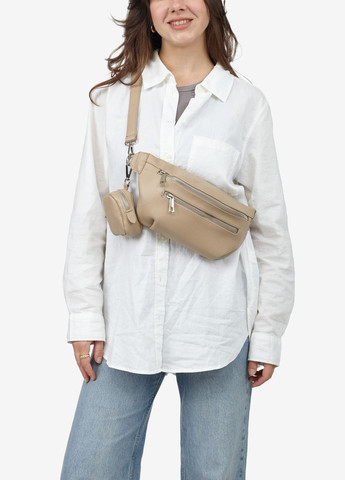 Поясна сумка шкіряна жіноча (бананка) Regina Notte (293977424)