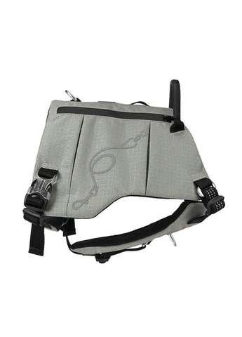 Шлейка для собак TLB2251 світловідбиваюча, з водонепроникної тканини Cordura, регульована, Сірий, XL Truelove (373444132)