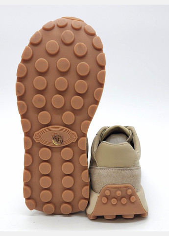Бежевые всесезонные женские кроссовки бежевые кожаные l-11-52 23 см(р) Lonza