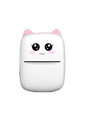 Портативний термопринтер без заливки чорнила BAMBI CAT Mini Printer Міні принтер для фотографій No Brand (357226556)