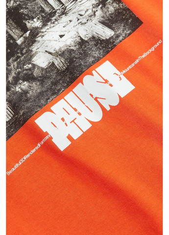 Помаранчева футболка H&M