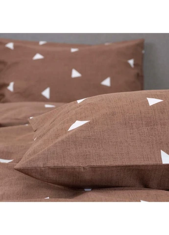Комплект постільної білизни " " полуторний (Choco Triangles, 70x70) ТЕП (389125481)