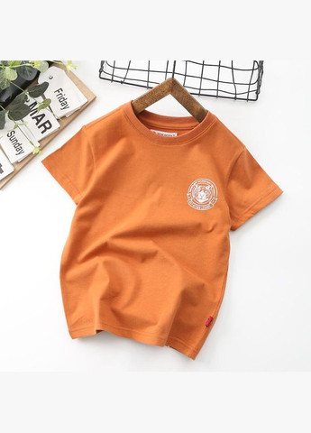 Оранжевая футболка детская арт.7164 кирпичный NEW BETTY
