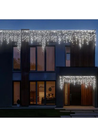 Вулична гірлянда Бахрома 50 м 840 LED чорний провід Білий 50MBW Garlando (370373306)