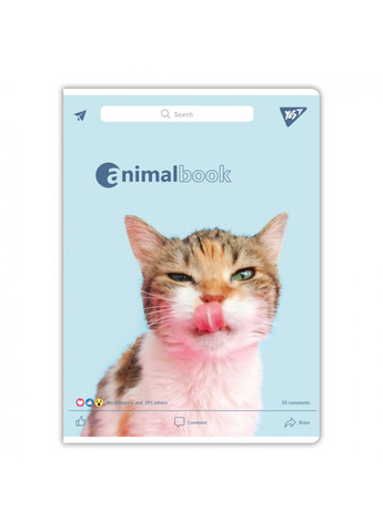 Тетрадь для записей А4 Animalbook 682002 48 листов Yes (364491335)