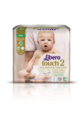 Підгузки на липучках Touch 2 (3-6 кг), 32 шт. Libero 7978 (327223306)