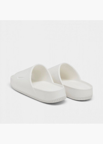 Белые мужские тапочки calm slide sandals white fd4116-100 Nike