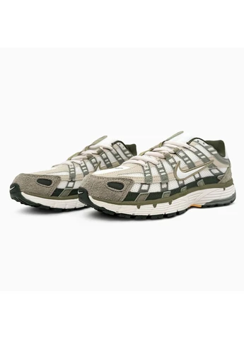 Зелені літні кросівки nike p-6000 light army/cargo khaki найк п-6000 зелені No Brand