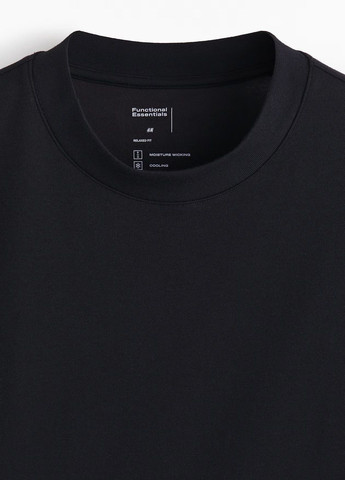 Черная футболка H&M