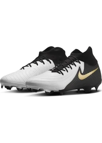 Цветные бутсы fg/mg бело-черные fd6725-100 Nike