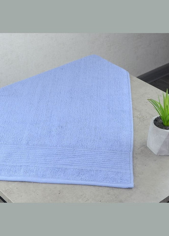 GM Textile махровое полотенце для лица 50х90см line 450г/м2 (светлосиний) темно-синий производство - Узбекистан