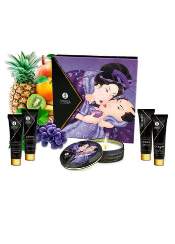 Подарочный набор Geishas Secrets – Exotic Fruits для шикарной ночи вдвоем Shunga (303894725)