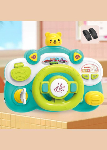 Музыкальный автотренажер 899-180 Руль с музыкой и креплением для коляски Limo Toy (336377303)