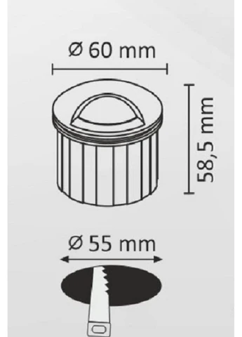 Настенный светильник 313713 Led Q5 Polux (402481903)