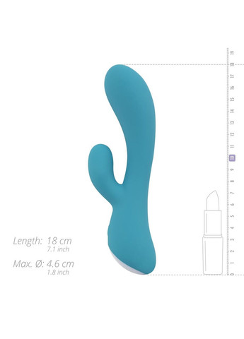 Вибратор-кролик Cala Azul - Martina I Rabbit Vibrator No Brand (303892236)