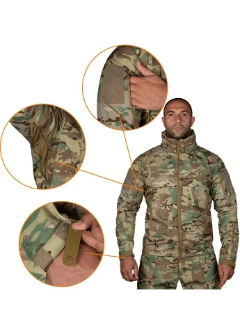 Комбінована демісезонна куртка phantom ystem ofthell camo Camotec