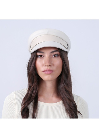 Кепка картуз женская кашемир молочная МАРГО LuckyLOOK 920-248 (361158450)