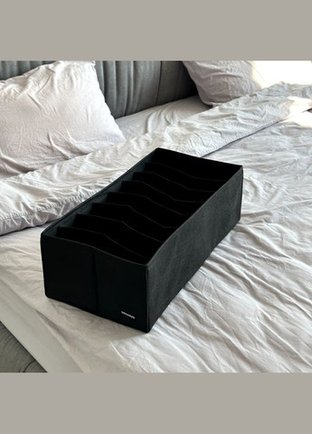 Ящик для зберігання на вісім відділень 50х25х16 см HY-50-black ( ) Organize (344475627)