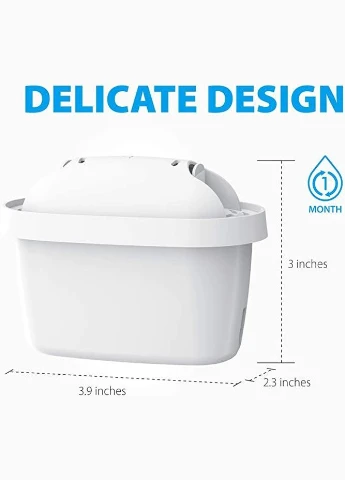 Картридж для фильтрации воды, замена для кувшина Brita Maxtra+ (1 шт) Waterdrop (302392689)