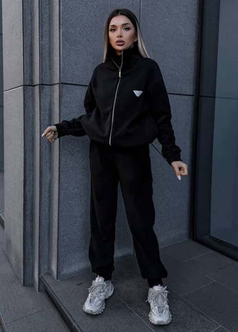 Базовий повсякденний демісезонний костюм двійка: кофта на блискавці + штани Allthings (363987692)