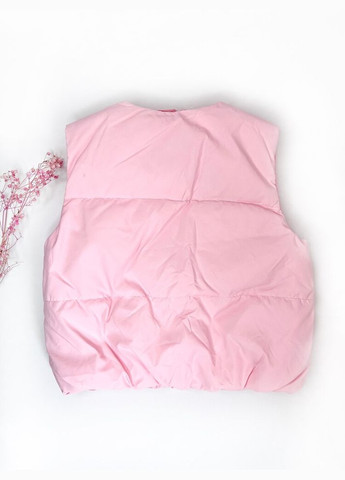 Демисезонный жилет 98 см розовый артикул Л1002 Zara (300361195)