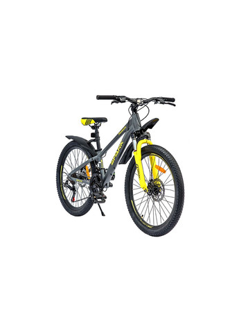 Велосипед PLEASURE 24", размер XXS, рама 11", 2025, с желтым Spark (369647684)