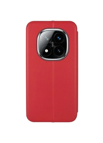 Чехол-книжка для Xiaomi Redmi Note 15 4G/5G экокожа красный с функцией подставки 15х7х1 см No Brand (402071253)