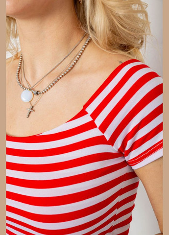 Комбинированное кэжуал платье в полоску Ager