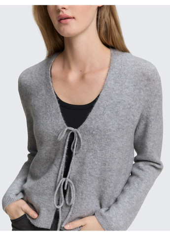 Серый демисезонный кардиган Tom Tailor