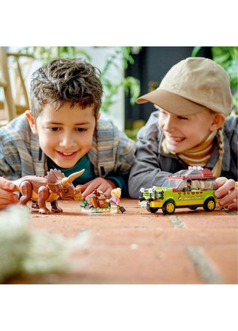 Конструктор Jurassic World Исследование трицератопсов 281 деталь (76959) Lego (281425576)