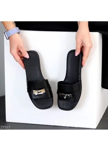 Шкіряні шльопанці No Brand (395114198)