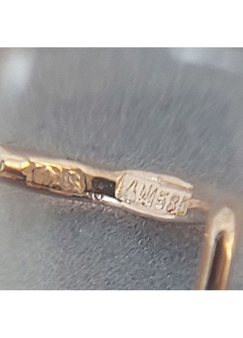 Пирсинг в нос цветок из золота с розовыми и белыми фианитами. No Brand (355922006)