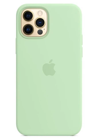 Чехол Silicone Case с MagSafe для Apple iPhone 12 Pro Max (Pistachio) ААА [57151] No Brand (399558370)