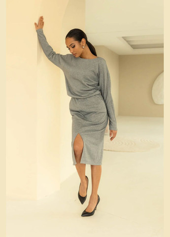 Сіра святковий, повсякденний, кежуал сукня Seventeen