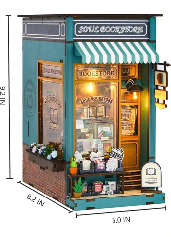 3D Румбокс «Soul Bookstore» Книжный магазин M2314 Diy (383391815)