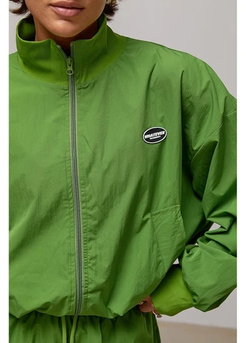 Спортивный костюм из плащевки из куртки и шорт Lurex (397112158)