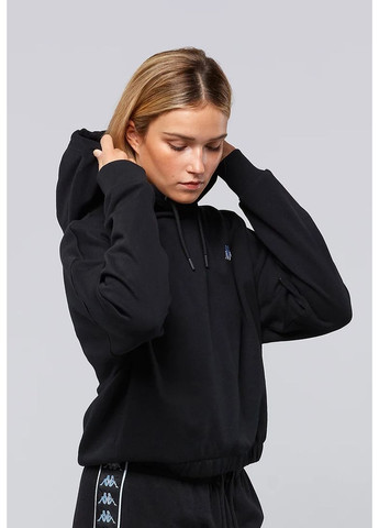 Худі Sports Sweatshirt Regular Fit 710067-19-4006 Чорний 710067-19-4006 Kappa (386683698)