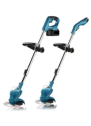 Аккумуляторная газонокосилка 750 Вт 2 аккумулятора 2000 мА·ч синий (2104618657) No Brand (353308859)