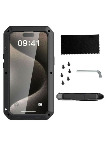 Протиударний чохол Doom Armor для смартфона Apple iPhone 16e - Black Primo (343052387)