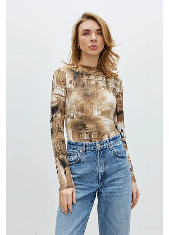 Боді Мегаполіс, колір Світло-коричневий Rica Mare (367831690)