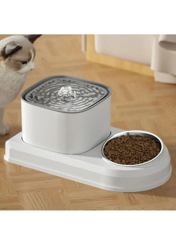 Поїлка-фонтан з годівницею (WF072) Lapka (351363535)