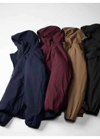 Черная куртка puffertech (478286) Uniqlo