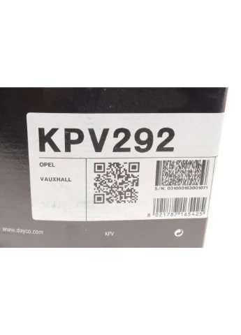 Комплект ремня генератора Opel Astra 09-14/Corsa 1.3 CDTI 06-14 KPV292 (opt-om) Dayco (391164191)