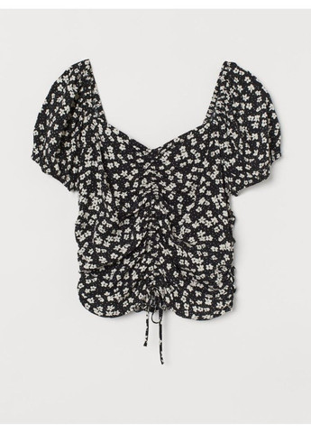 Черная повседневный рубашка H&M