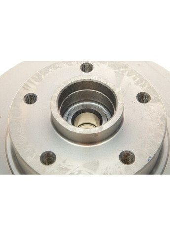 Диск гальмівний (задній) Renault Megane III/Scenic III 08- (260x8) (+ABS) (з підшипником) BG9112RS UA63 Delphi (345784619)