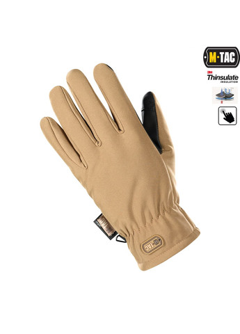 Перчатки Soft Shell Thinsulate Coyote Brown (L) M-TAC (303411116)
